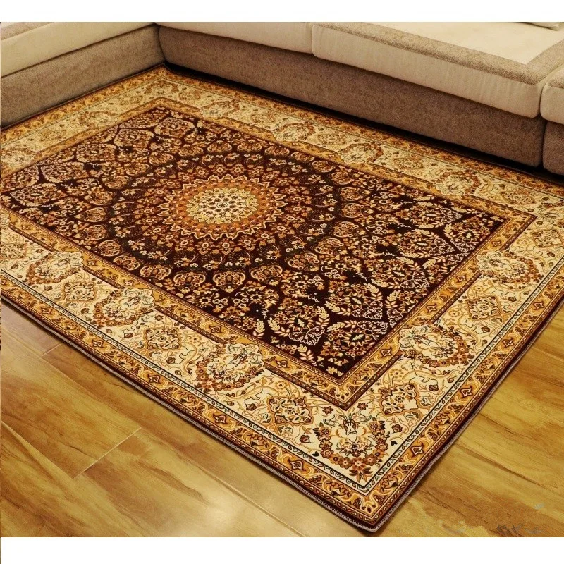European Court Style Floor Carpet For Decor Non Slip Living Room Rugs