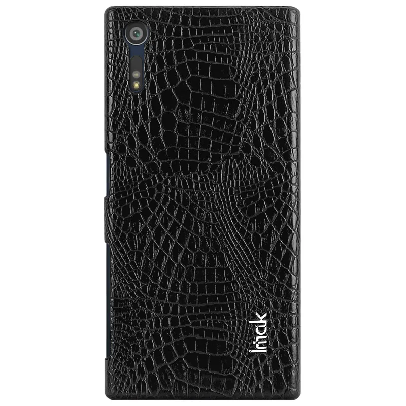 Imak Luxury 3D Crocodile Pattern PU Leather Cover Case for Sony Xperia XZ F8332 Simple Light Slim Back 5.2" |