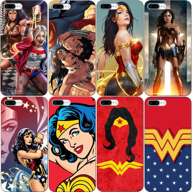 Жесткий пластиковый Чехол Wonder Woman для iPhone 11 11pro MAX 6 6S Plus 5 5S SE X 8 8Plus 7 7Plus XR XS Max|Сумки