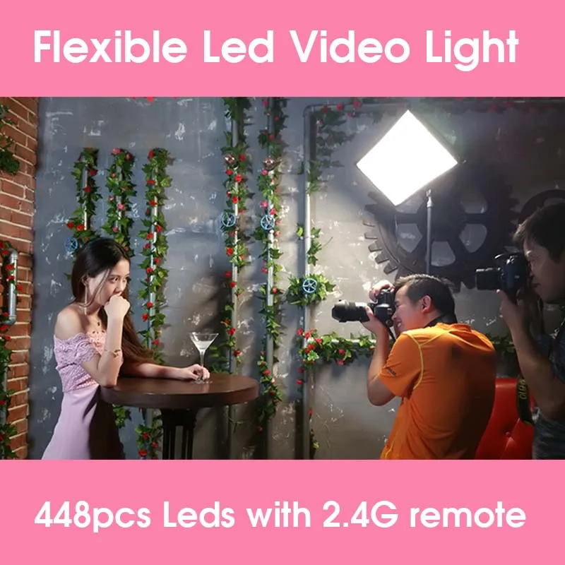  Travor FL-3060 Flexible led video light studio light size 30*60CM CRI95 5500K with 2.4G remote cont - 32795261323