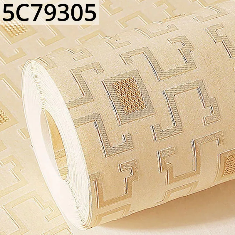 5C79305 Трельяж Современная темно-серая Геометрическая настенная бумага в рулоне черный серый бежевый настенная бумага для виниловой гостиной спальни - Цвет: 5C79305