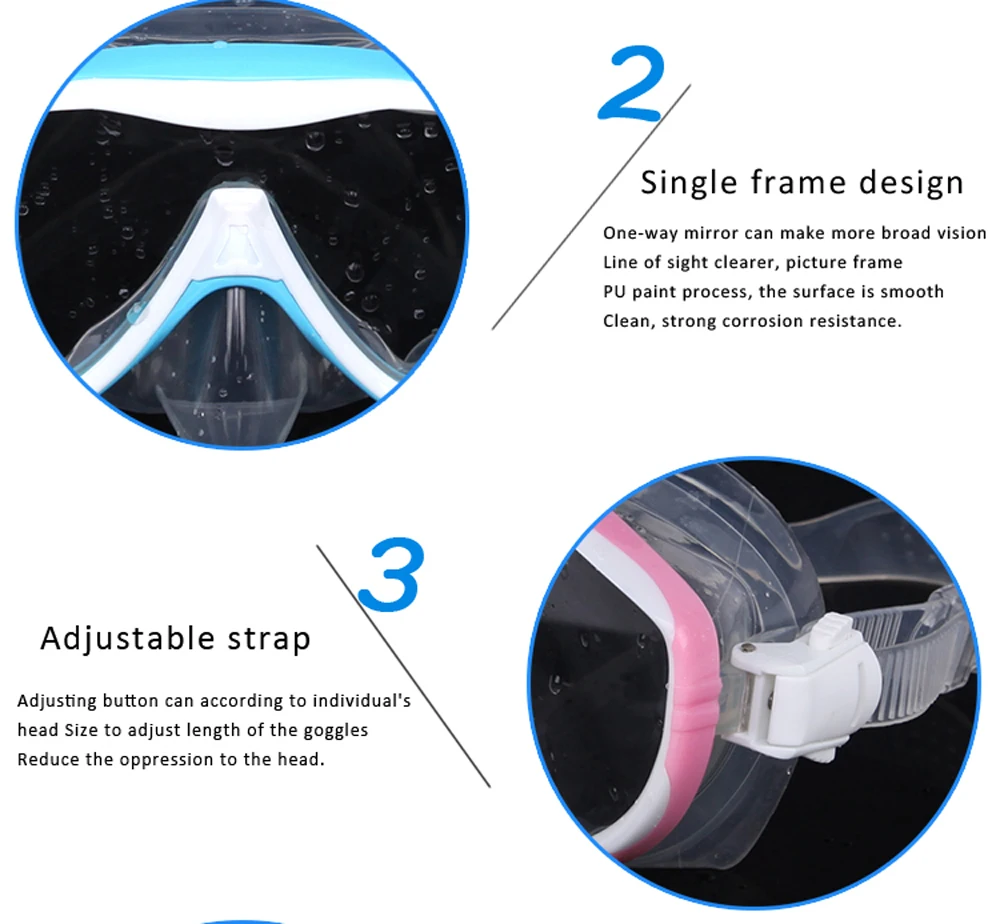 Водные виды спорта обучение Дайвинг Маска Анти-туман подводное плавание оборудование дыхательная трубка Силиконовые Дайвинг Очки Трубка Набор для взрослых