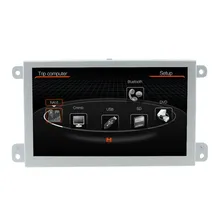 Free Shipping 7 inch Car DVD GPS Navigation Multimedia Player For AUDI A6 S6 Q7 2004 2005 2006 2007 2008 2009 Bluetooth BT USB