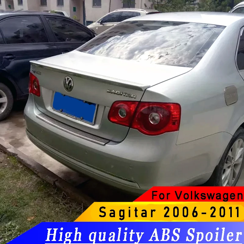Спойлер из АБС-материала для Volkswagen Sagitar спойлер 2006-2011 года грунтовка или цветной
