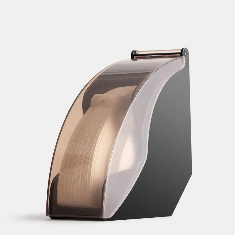 V60 filtro titular de papel en forma de cono de papel de filtro de filtros de café titular estante de almacenamiento de acrílico con a prueba de polvo cubierta