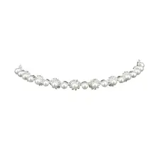 Тиара Свадебная Подружка невесты цветок девушка белая корона с жемчугом и стразами тиара повязка на голову