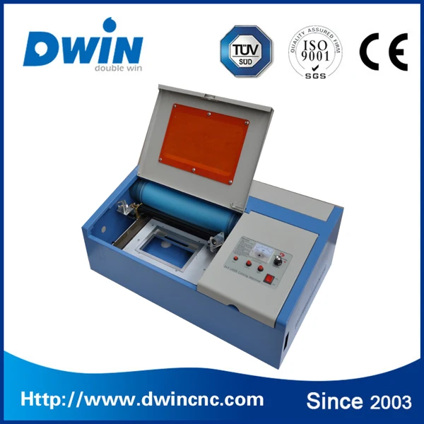 CO2 Digital laser engraving cutting machine stamp make machine 3020 40W