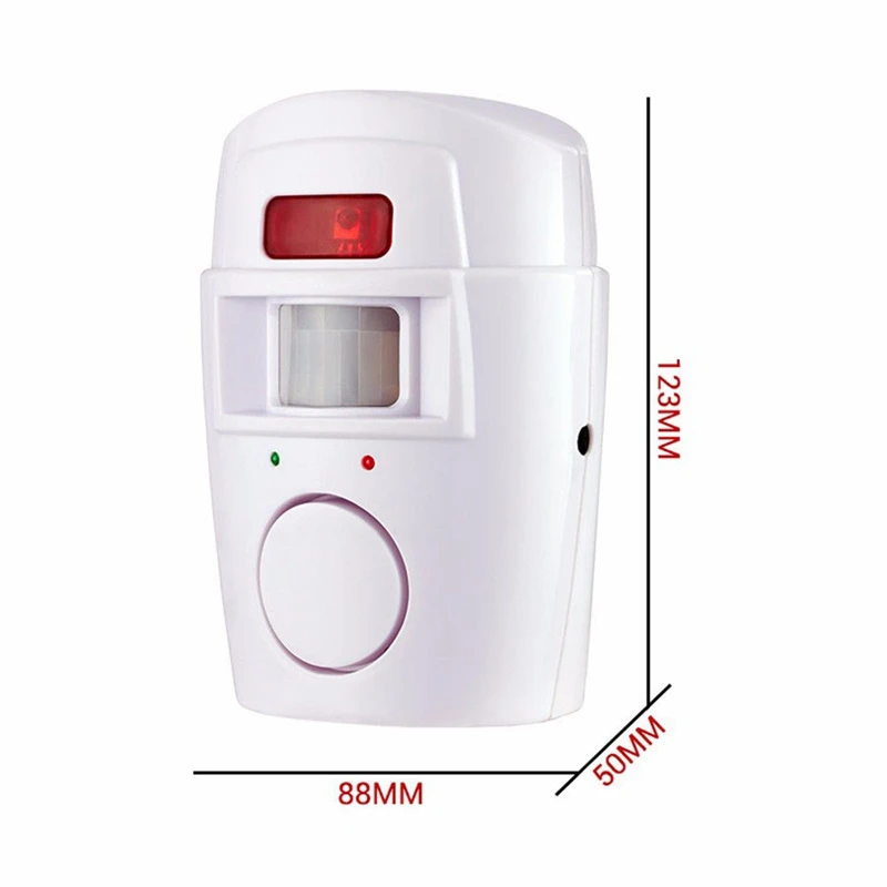Wireless PIR Infrared Motion Sensor Detector Anti-Theft Home Alarm Security Systems With 2pcs Remote Controllers  8