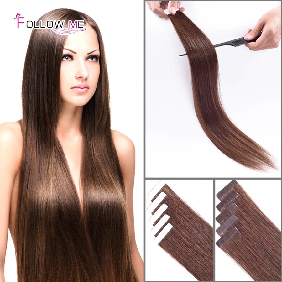 

Remy Tape In Human Hair Extensions Brazilian Straight Tape Hair Extensions 2.5g/Strand Brazilian Remy Human Hair Tape Extensions