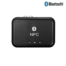 NFC беспроводной стерео Bluetooth аудио приемник адаптер с поддержкой NFC 3,5 мм/RCA выход Музыка Звук автомобильный динамик