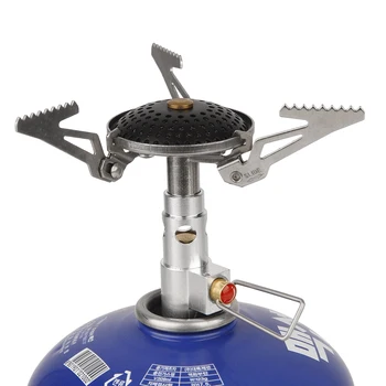

Lightweight Portable Outdoor Camping Stove Foldable Gas Stove Furnace Cooker for Outdoor Camping Cooking Picnic Backpacking