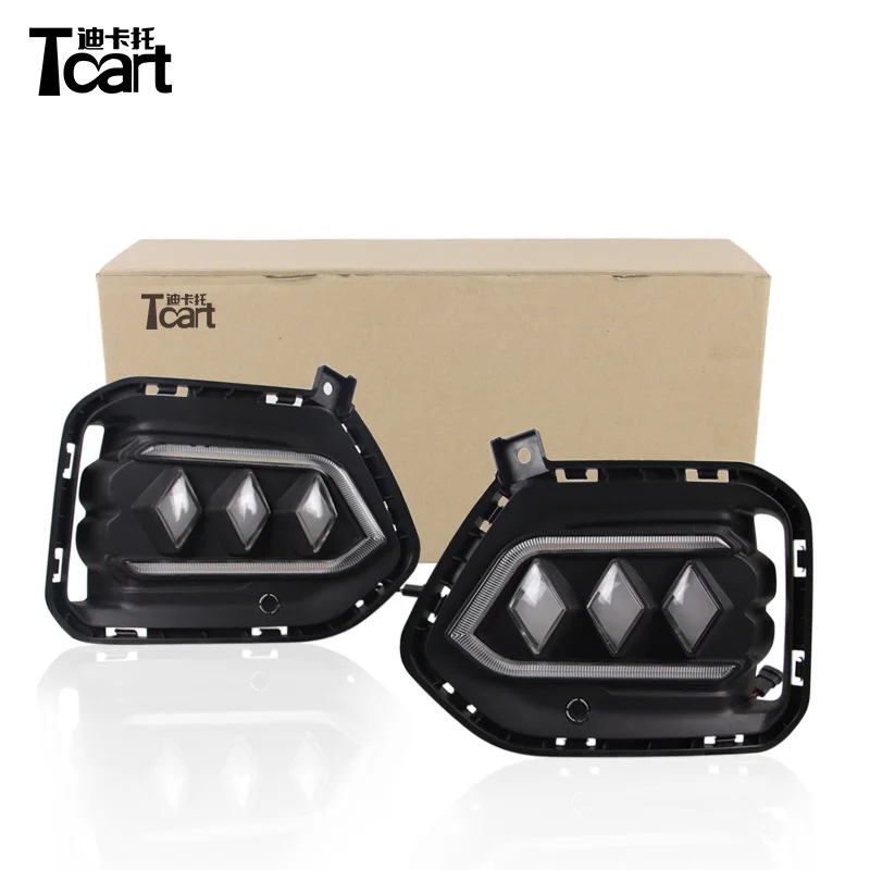 Tcart противотуманная фара DRL 3 цвета автомобильные аксессуары для Hyundai IX35 Tucson 2017 2018