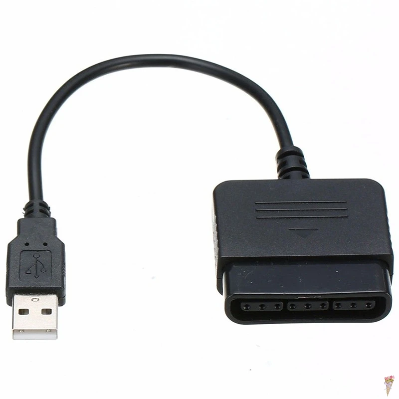 

2 PS 2 PSX Game USB PC Adapter Controller Converter Cable For Sony PlayStation