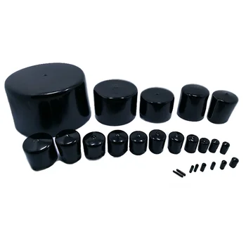

38 40 42 45 48 50mm inner Dia PVC plastic vinyl cap round tube insert end tube thread pin tip protector cover cap steel wire end