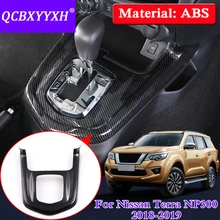QCBXYYXH Car Gear Box Frame Cover For Nissan Terra Navara NP300 2018 2019 Car styling Internal