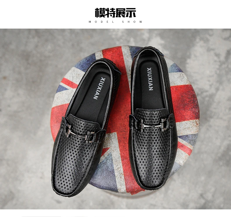 men leather loafers slip on driving shoes (15)