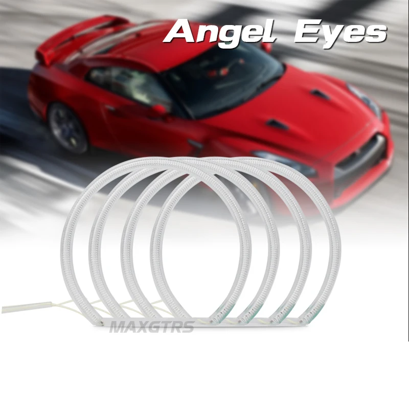 4x131 мм Светодиодные кольцесветодиодный фары Angel Eyes CCFL для BMW E36 E38 E39 E46 3 5 7 серии