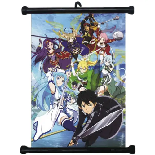

987 Sword Art Online Japan Anime Home Decor Wall Scroll Poster 60*80cm