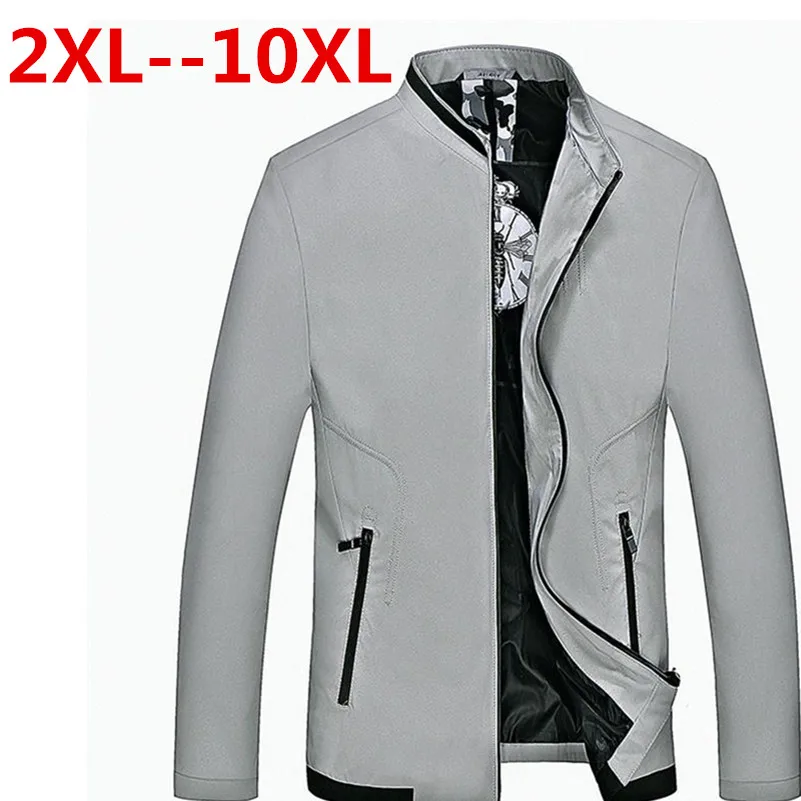 10XL 9XL 8XL 7XL 6XL Новое поступление 2017 года Демисезонный Для мужчин Куртки Твердые