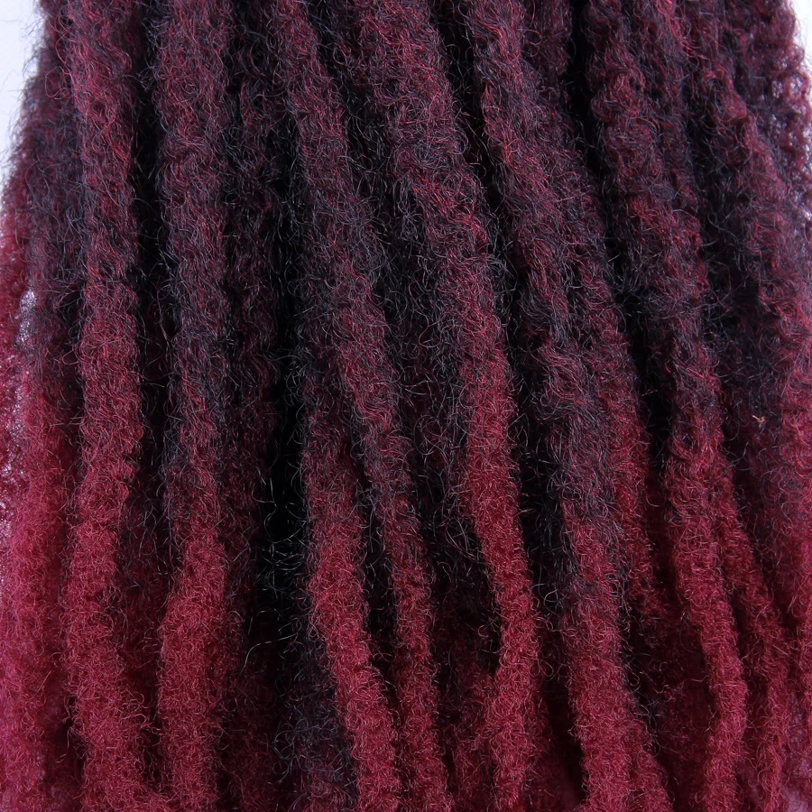 FALEMEI афро курчавые косички для волос Марли 20 корней 100 г/упак. плетеные косы Омбре волосы удлиняющие синтетические крючком плетеные волосы