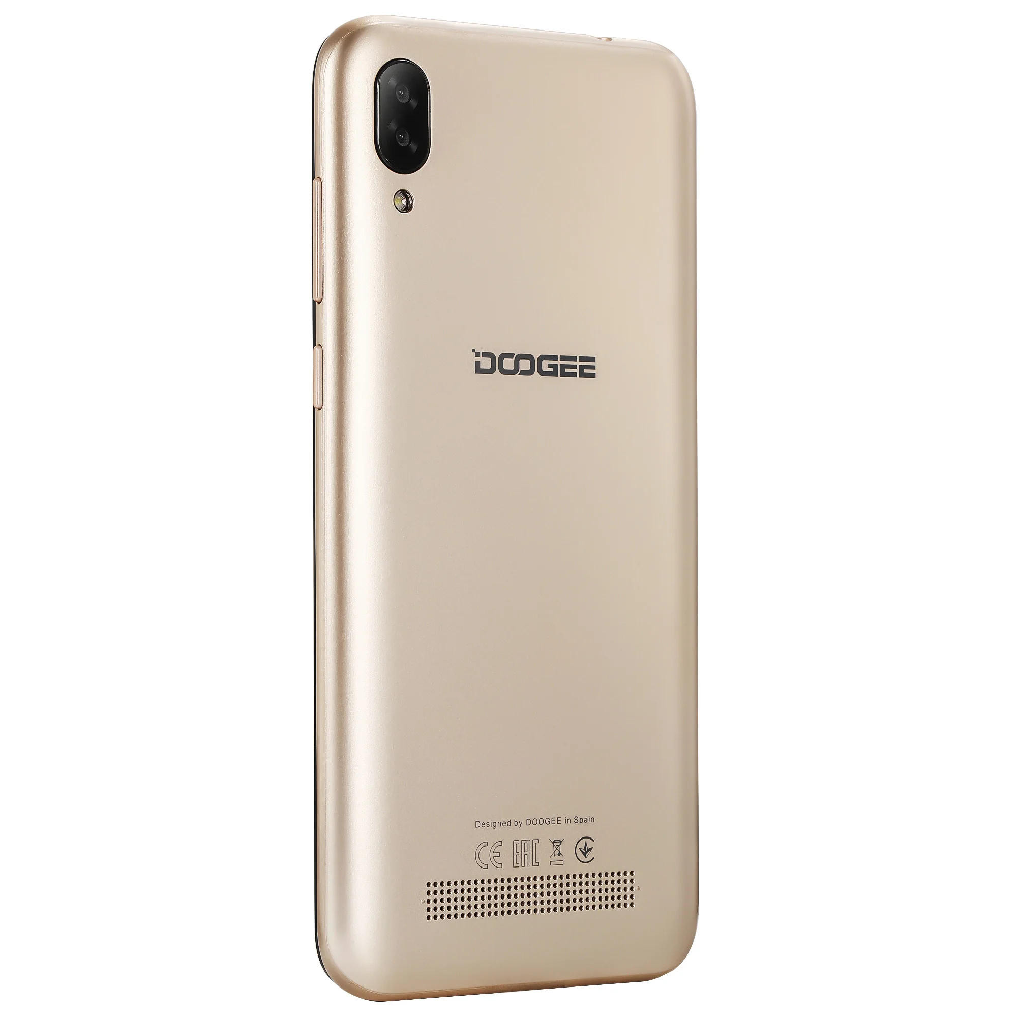 DOOGEE Y8C Android 8,1 WCDMA 6,1 дюймов мобильный телефон 19:9 в виде капли воды, экран LTPS смартфон MTK6580 1 Гб + 16 Гб 3400 Max две sim карты 8MP + 5MP