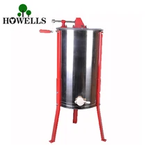 Высокое качество, 2 рамки, ручное оборудование для приготовления меда, оборудование для пчеловодства, нержавеющая сталь, ручная экстрактор меда