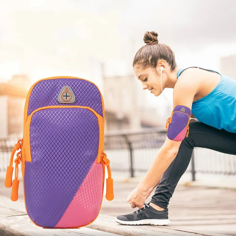 

Sports arm bag running bag arm bag men and women outdoor mobile phone bag waterproof touch screen wrist arm arm