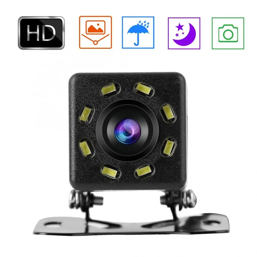

security camera 8 LED Infrared Car Rear View Camera Backup Reverse Night Vision Rearview Camera Waterproof