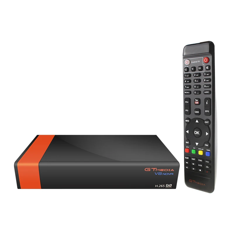 Испанский спутниковый ресивер GTMEDIA V8 Nova DVB-S2+ 1,5 год Европа Cccam ccines Full HD 1080P поддержка H.265 новая модель v8 Super - Цвет: Белый