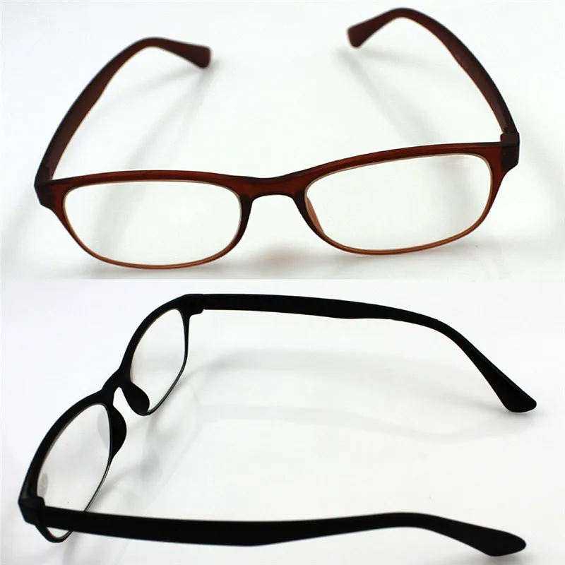 Women Men Brown Resin Presbyopia TR90 High Definition Reading Glasses