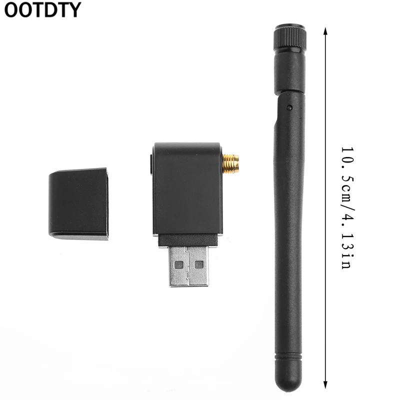 

OOTDTY Mini 150Mbps USB Wireless Card WiFi LAN Dongle Adapter MT7601 With 2dBi Antenna for notebook/desktop/all-in-one machin