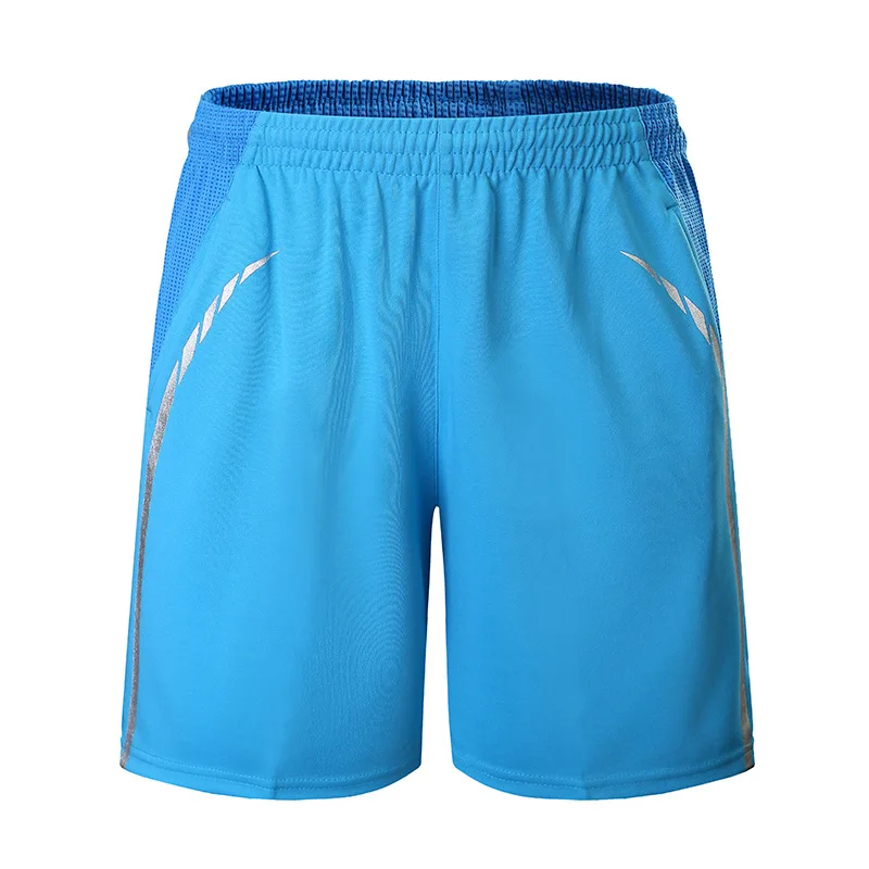 Мужские брюки для мужчин и женщин, Детские универсальные шорты для игры в теннис, бадминтон, настольный теннис, бег, тренировка, соревнования - Цвет: Синий