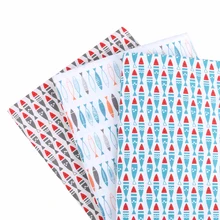 Nanchuang 3 шт. рыбки саржевая хлопковая ткань для рукоделия шитья детей и детей простыня подушка занавеска материал 50x160 см