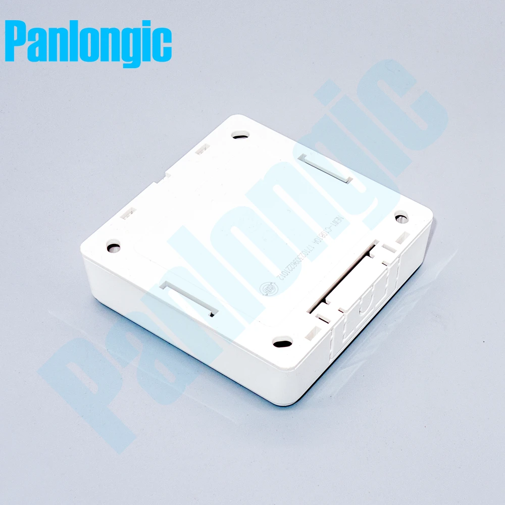 Surface Mounted Pure White 86 Type Wall Socket Panel 3-Pins Outlet Electric 16A Electrical Plugs Sockets 3 Holes