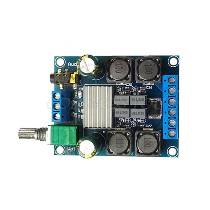 50Wx2 TPA3116 D2 двухканальный цифровой усилитель мощности плата стерео DC4.5-27V |