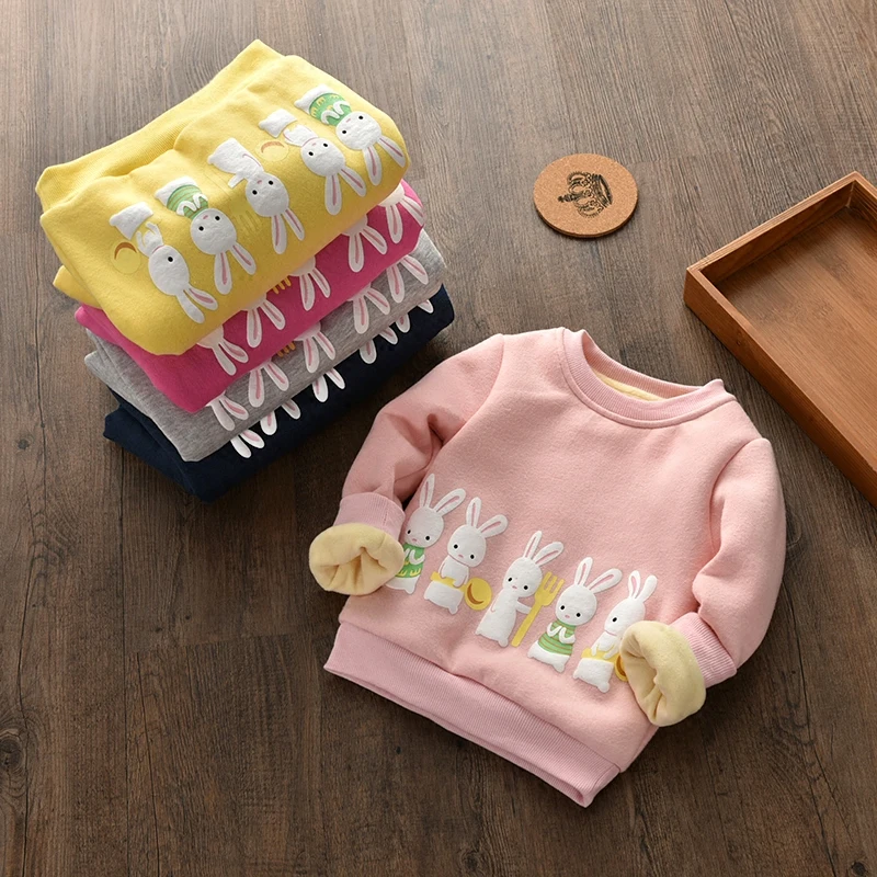 2017 Autumn and winter new children s wear hedging font b sweater b font thickened plus