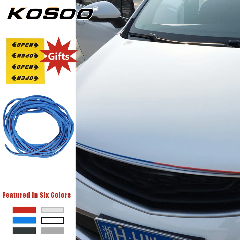 KOSOO Автомобильная дверь Край боковая царапина Защитная Наклейка для Volvo XC90 XC60 C30 V70