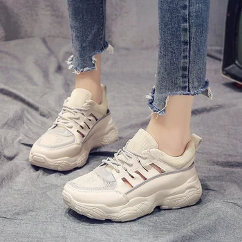 

YRRFUOT Sneakers For Women Rubber Outdoor Trend Shoes Woman Spring Flats Shoes Zapatos Mujer Women Sneakers Light