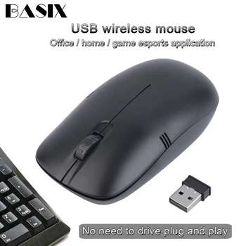 

Basix wireless Mouse Mice for Laptop Notebook 2.4G Optical Wireless computer Mouse USB Receiver gaming Mouse for Laptop Notebook