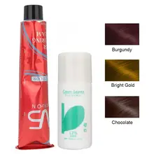 Унисекс волос окрашивающий салонный DIY Временная формовочная паста краситель набор кремов 100 мл окрашивание волос крем с 100 мл Dioxygen молочные наборы