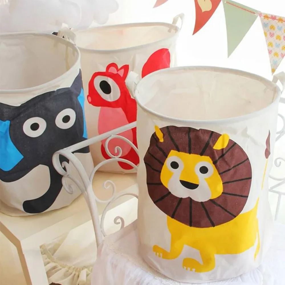 Zakka постельное белье с мультяшным рисунком корзина для хранения игрушек белья
