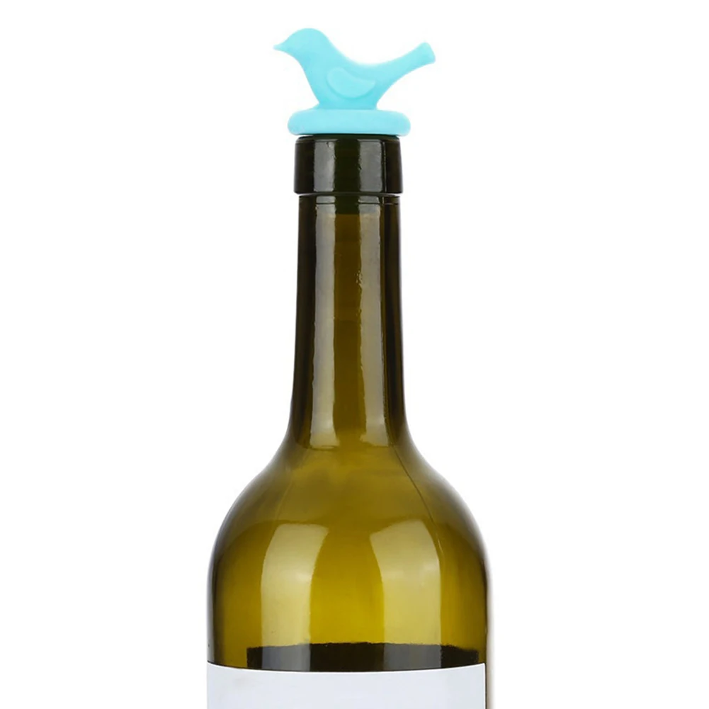 Креативная силиконовая птица в форме вина пробка для бутылки пива вина пробковая Заглушка Крышка бутылки инструмент для кухни