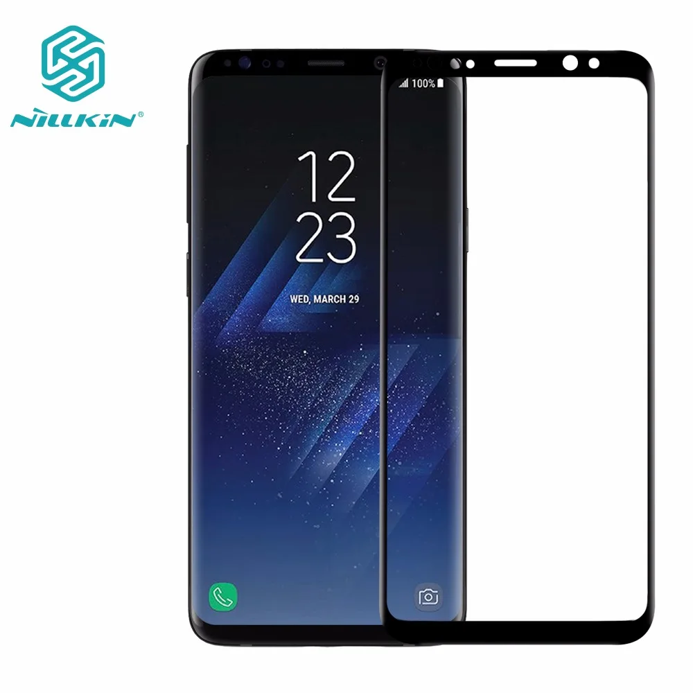 Top Buy WXCv4 Gehärtetem Glas Displayschutzfolie Für Samsung Galaxy S9/S9 Plus NILLKIN Erstaunlich 3D CP + MAX Nano Anti Explosion 9 H Schutzglas