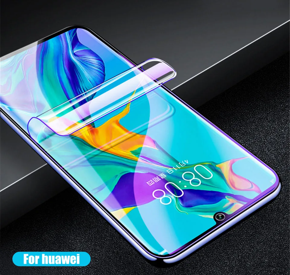 25D Curved Hydrogel Film For Huawei P20 Pro P30 Lite Screen Protector For Huawei P Smart Mate 10 20 Pro Lite Film Not Glass