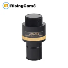 Фокусируемый 0.5X адаптер для окуляра микроскопа с интерфейсом 23,2 мм и креплением C