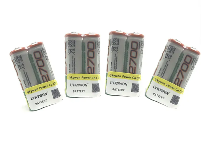 4pcs/lot Original rechargeable battery G&P 2700 mAh ni mh 1.2v aa batteries / g&p 2700mah aa