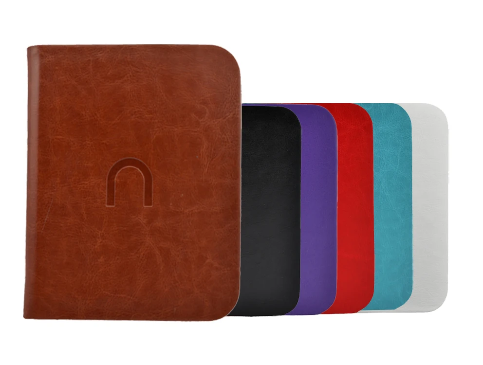

Slim magnet smart cover leather case cover for 2014 nook glowlight nook4 nook 4 ereader +screen protector +stylus