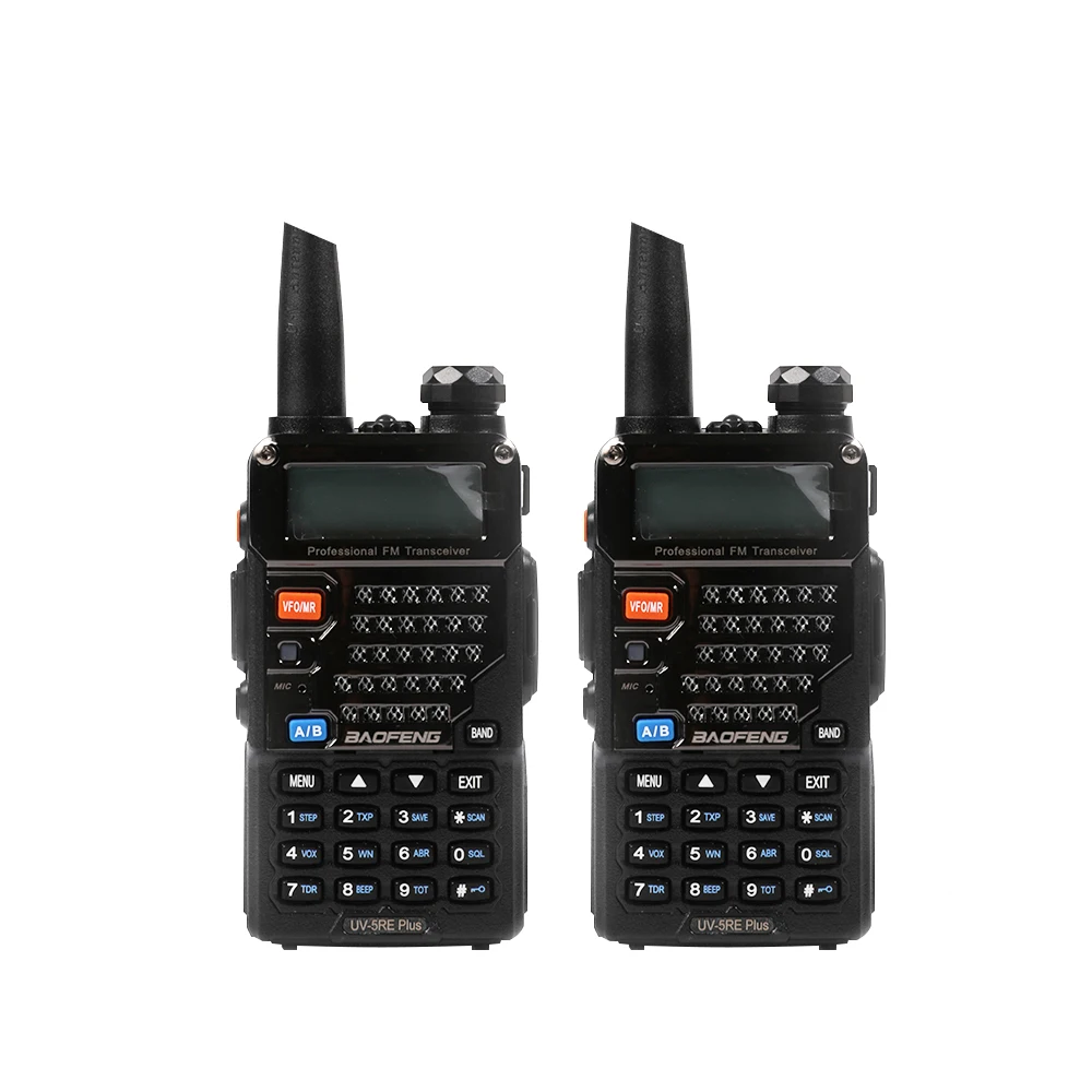 Портативная рация BaoFeng UV 5RE Plus радиостанция UV5RE 128 каналов два диапазона УКВ 2