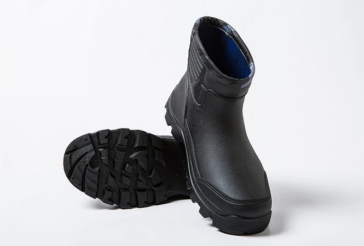Only Jime/черные непромокаемые сапоги; водонепроницаемая обувь; мужская обувь с высоким берцем; нескользящая Утепленная обувь для дождя; Высококачественная классическая водонепроницаемая обувь