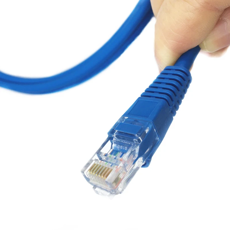 Cat5e UTP Bare Copper Pass Fluke Test Patch Cable 2M Low Smoke Zero Halogen Jacket Network RJ45 Patch Cord With Connectors
